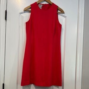 Jacqueline Ferrar Vibrant Sleeveless Red Mini Dress Size 4P (Petite)